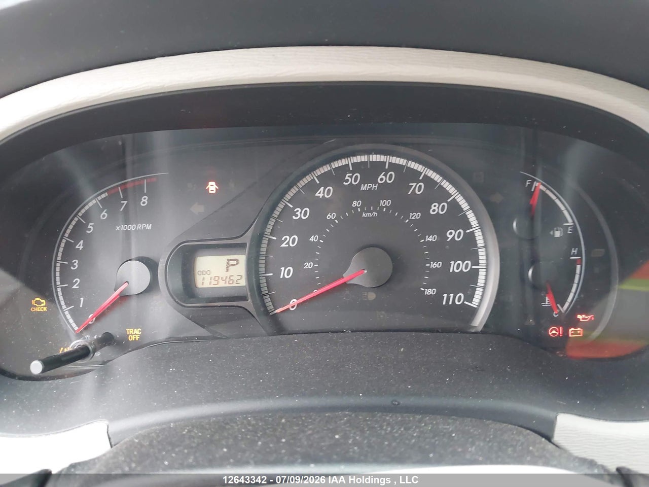 2012 TOYOTA SIENNA thumbnail 8