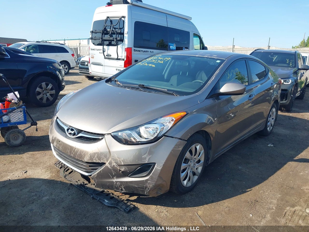 2013 HYUNDAI ELANTRA GLS/LIMITED thumbnail 3