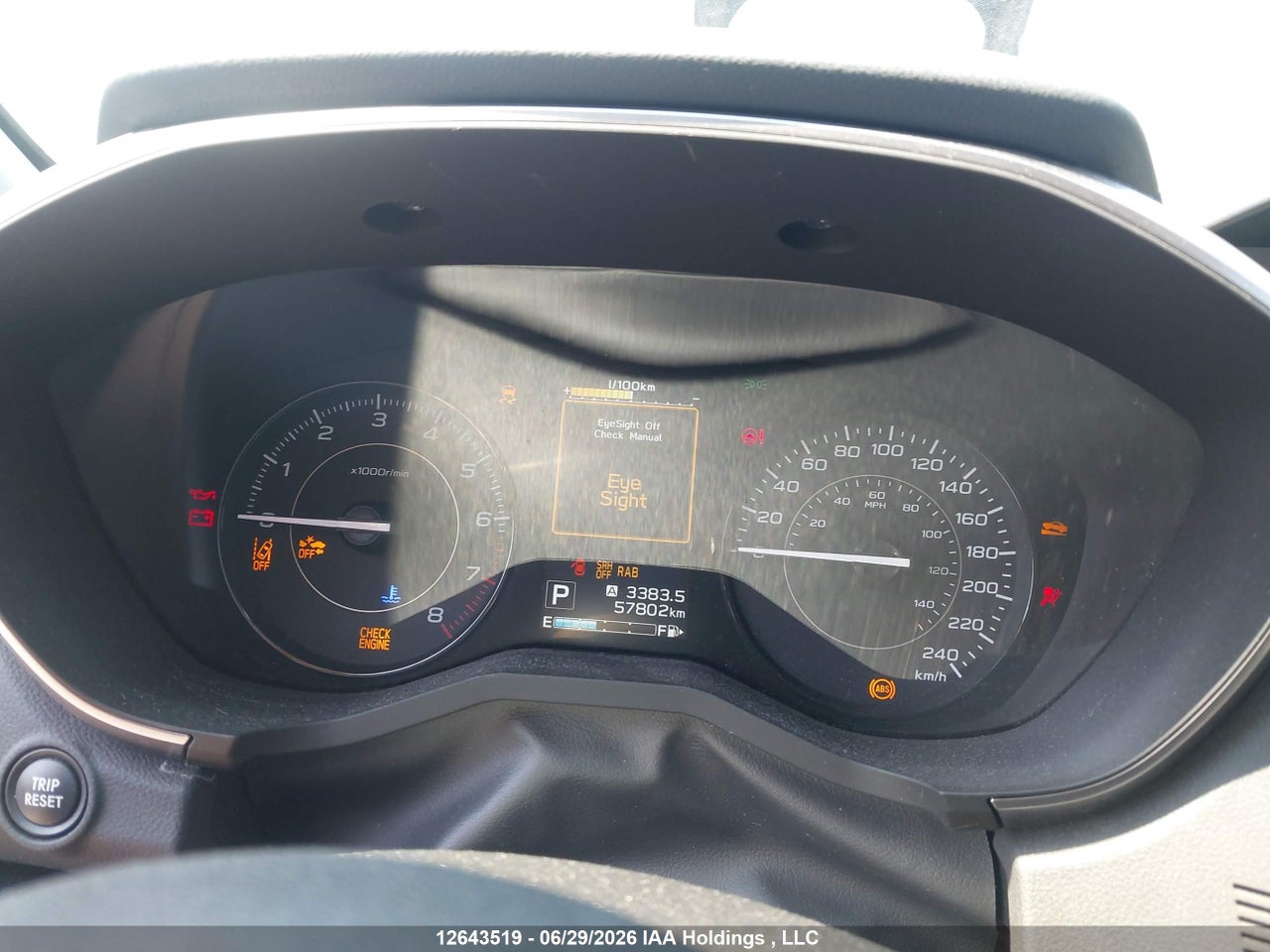 2022 SUBARU IMPREZA SPORT WITH EYESIGHT 4-DOOR thumbnail 8