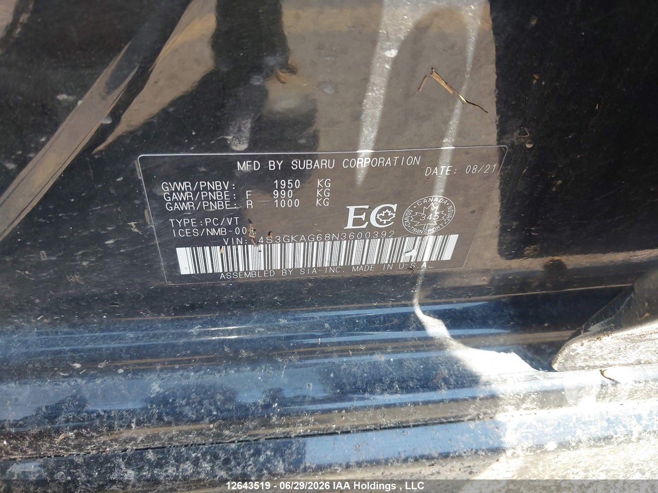 2022 SUBARU IMPREZA SPORT WITH EYESIGHT 4-DOOR thumbnail 10