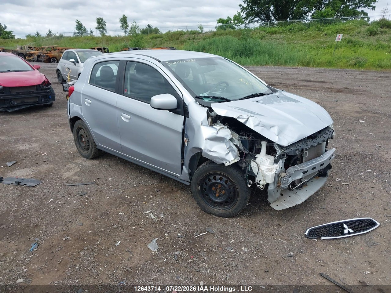 2017 MITSUBISHI MIRAGE ES thumbnail 2