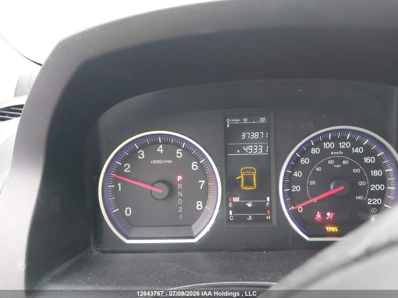 2009 HONDA CR-V LX thumbnail 9