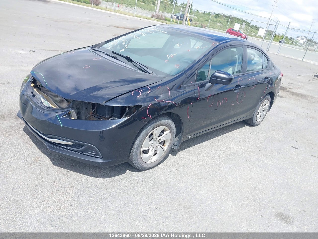 2014 HONDA CIVIC LX thumbnail 3