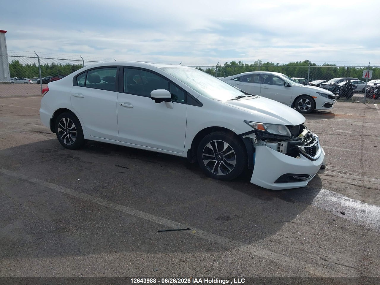 2014 HONDA CIVIC LX thumbnail 2