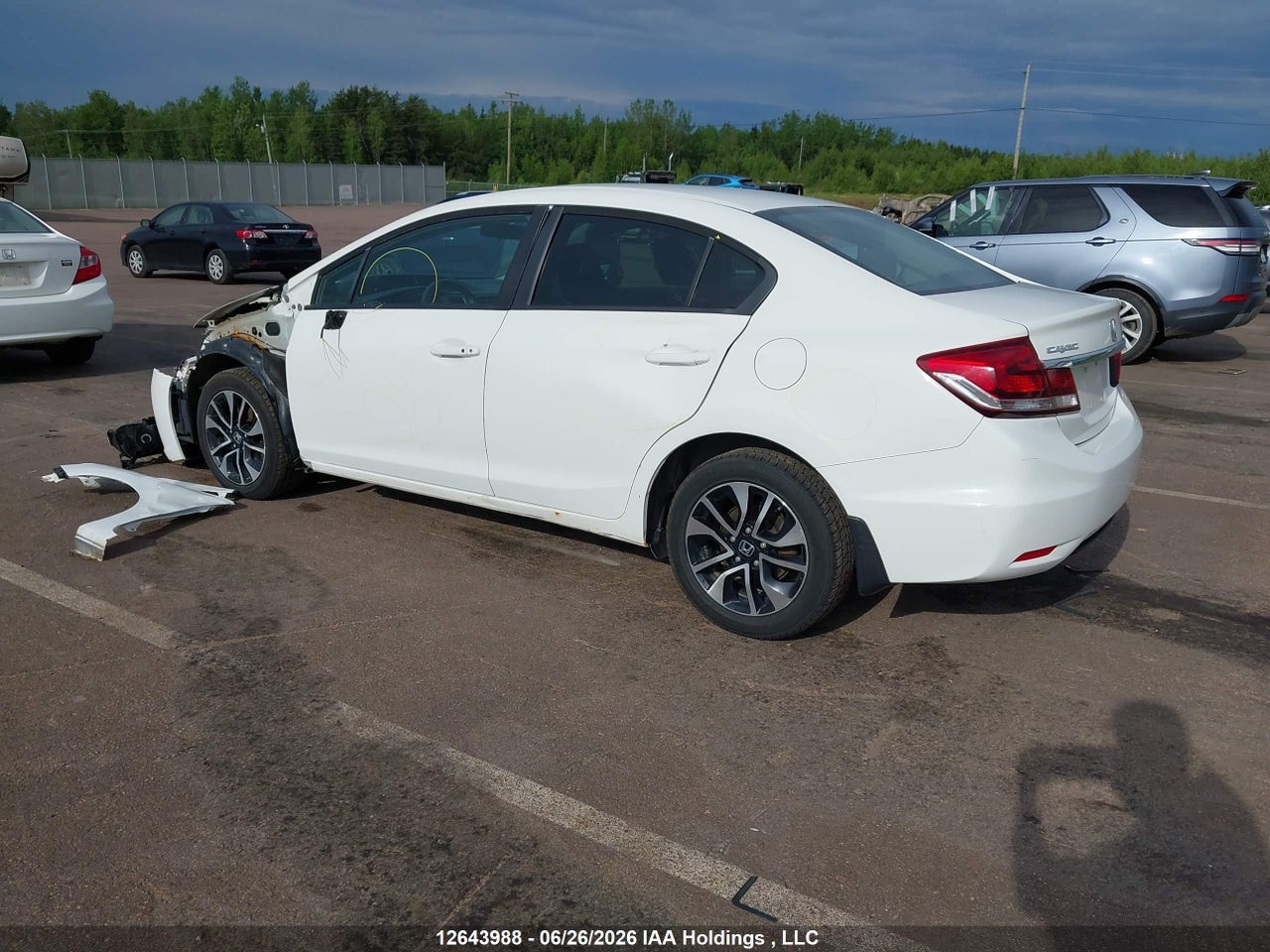 2014 HONDA CIVIC LX thumbnail 4