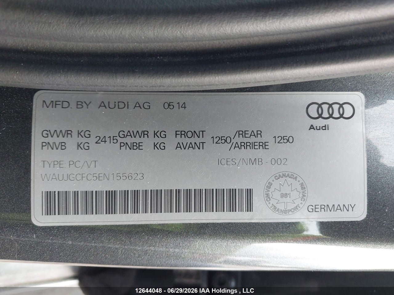 2014 AUDI A6 3.0 TECHNIK thumbnail 10