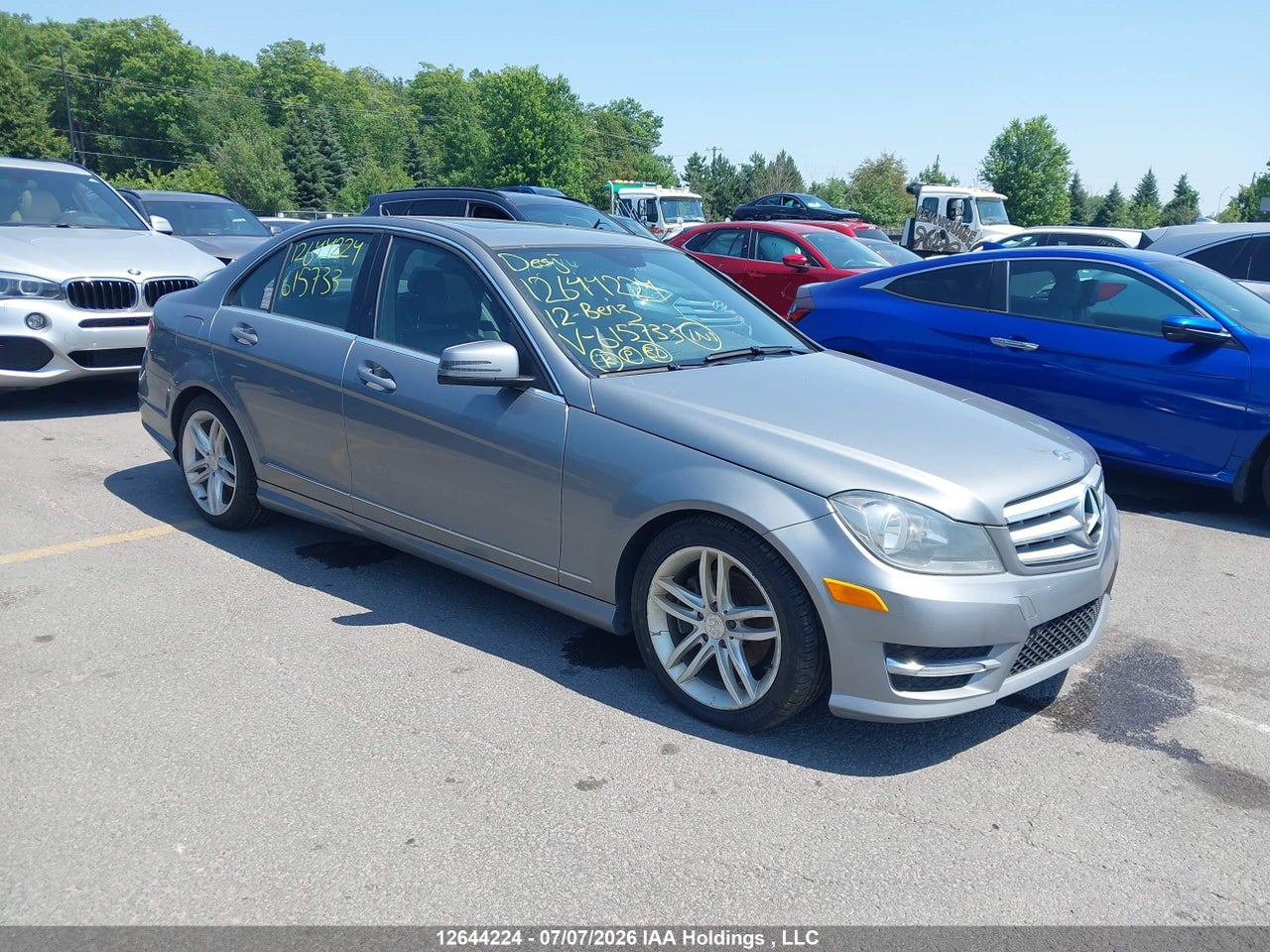 2012 MERCEDES BENZ C 250 4MATIC thumbnail 2