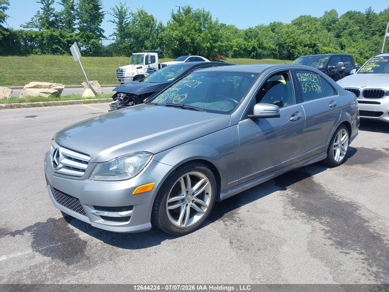2012 MERCEDES BENZ C 250 4MATIC thumbnail 3