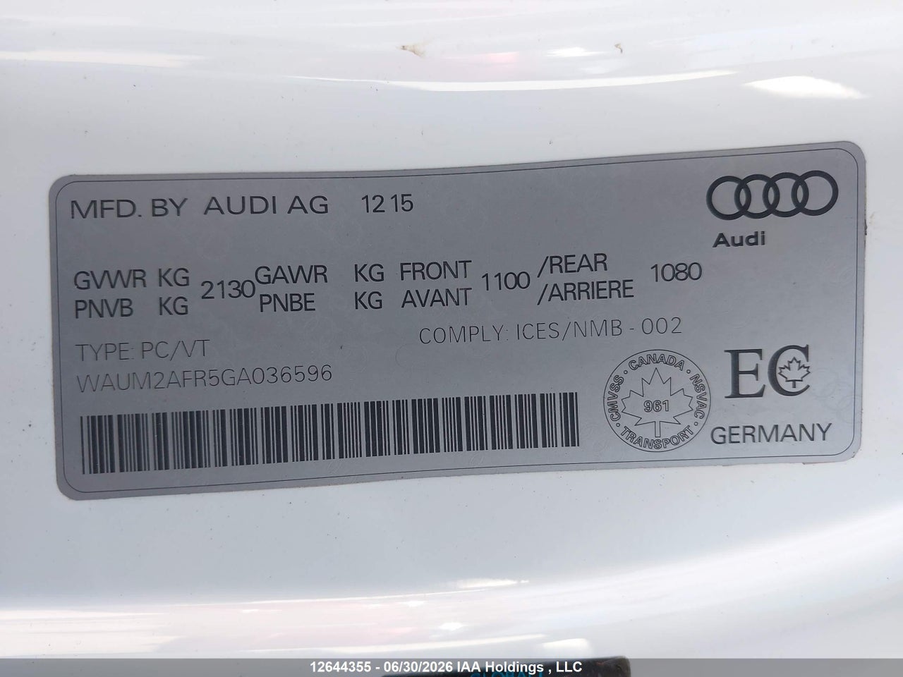 2016 AUDI A5 2.0T PROGRESSIV PLUS thumbnail 10