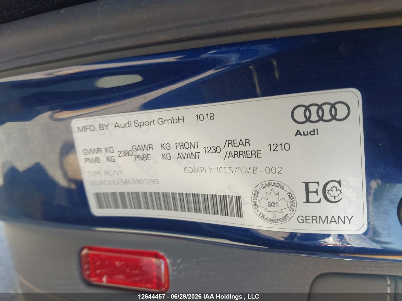 2019 AUDI RS 5 2.9 thumbnail 10