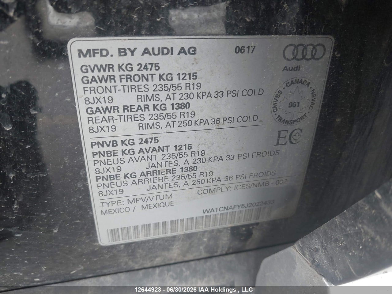 2018 AUDI Q5 2.0T TECHNIK thumbnail 10