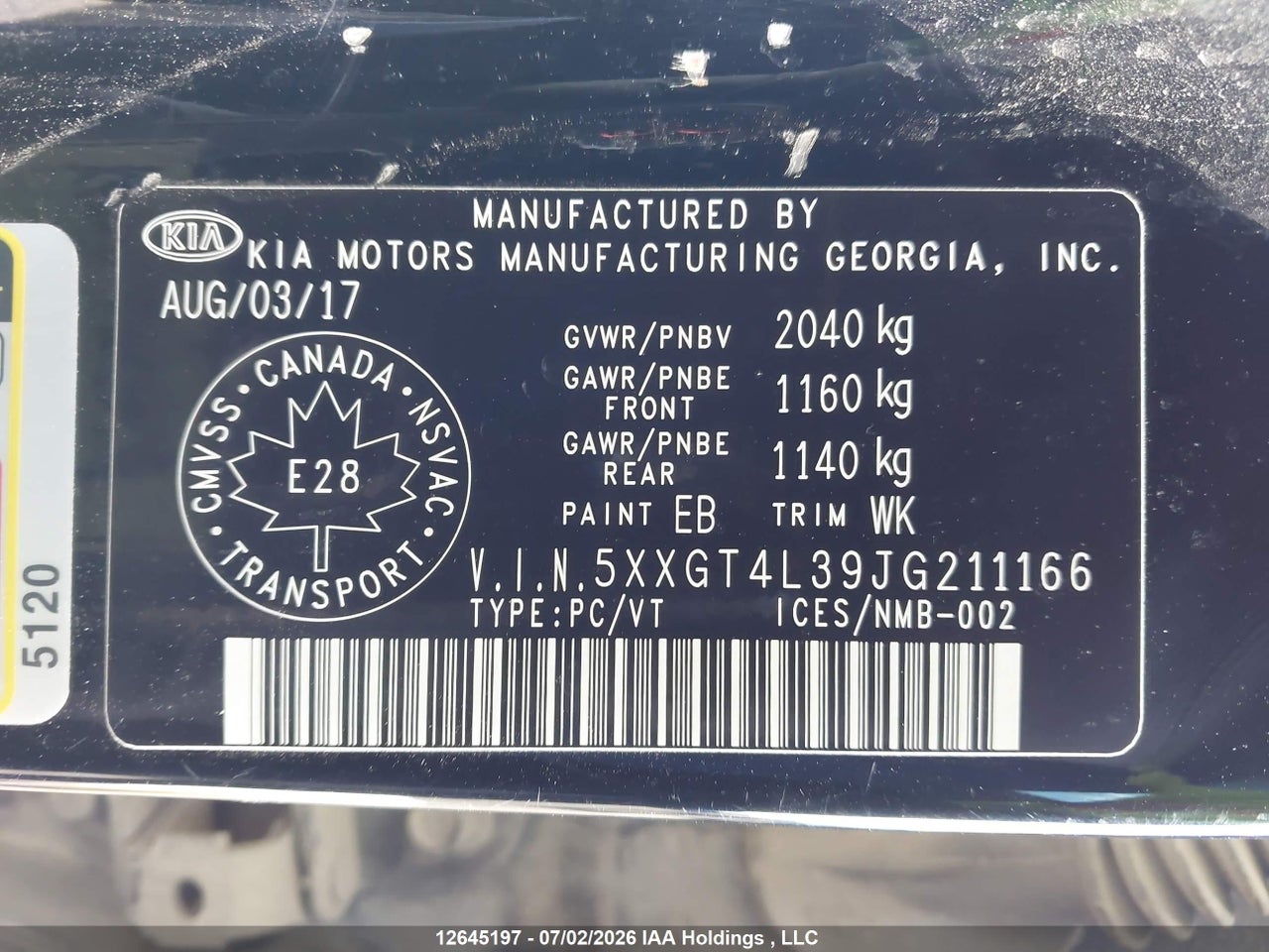 2018 KIA OPTIMA LX/S thumbnail 10