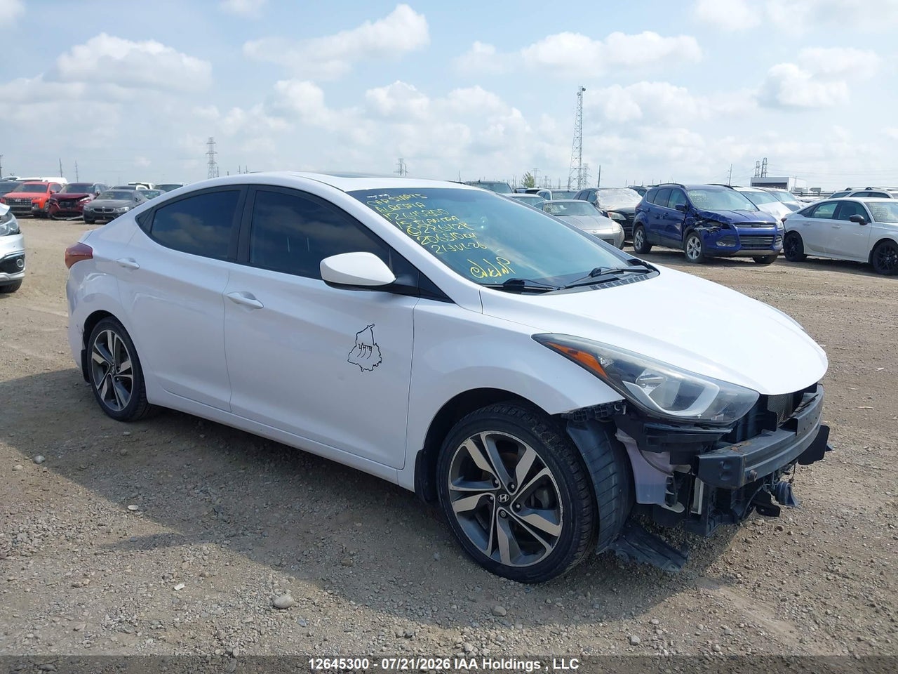 2015 HYUNDAI ELANTRA SE/SPORT/LIMITED thumbnail 2