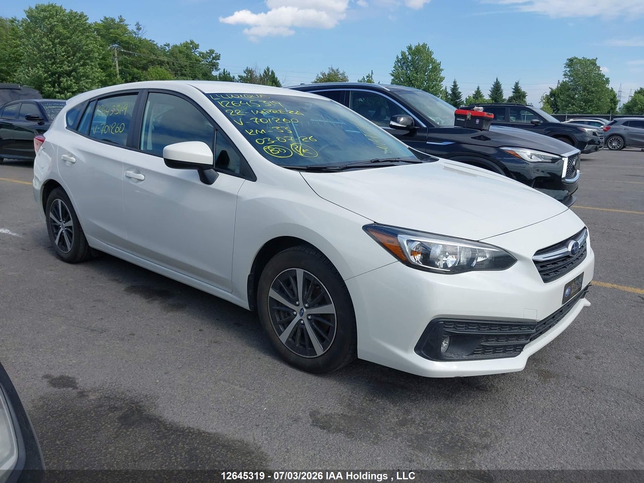 2022 SUBARU IMPREZA TOURING WITH EYESIGHT 5-DOOR thumbnail 2
