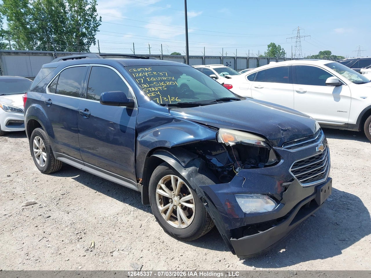 2017 CHEVROLET EQUINOX LT thumbnail 2