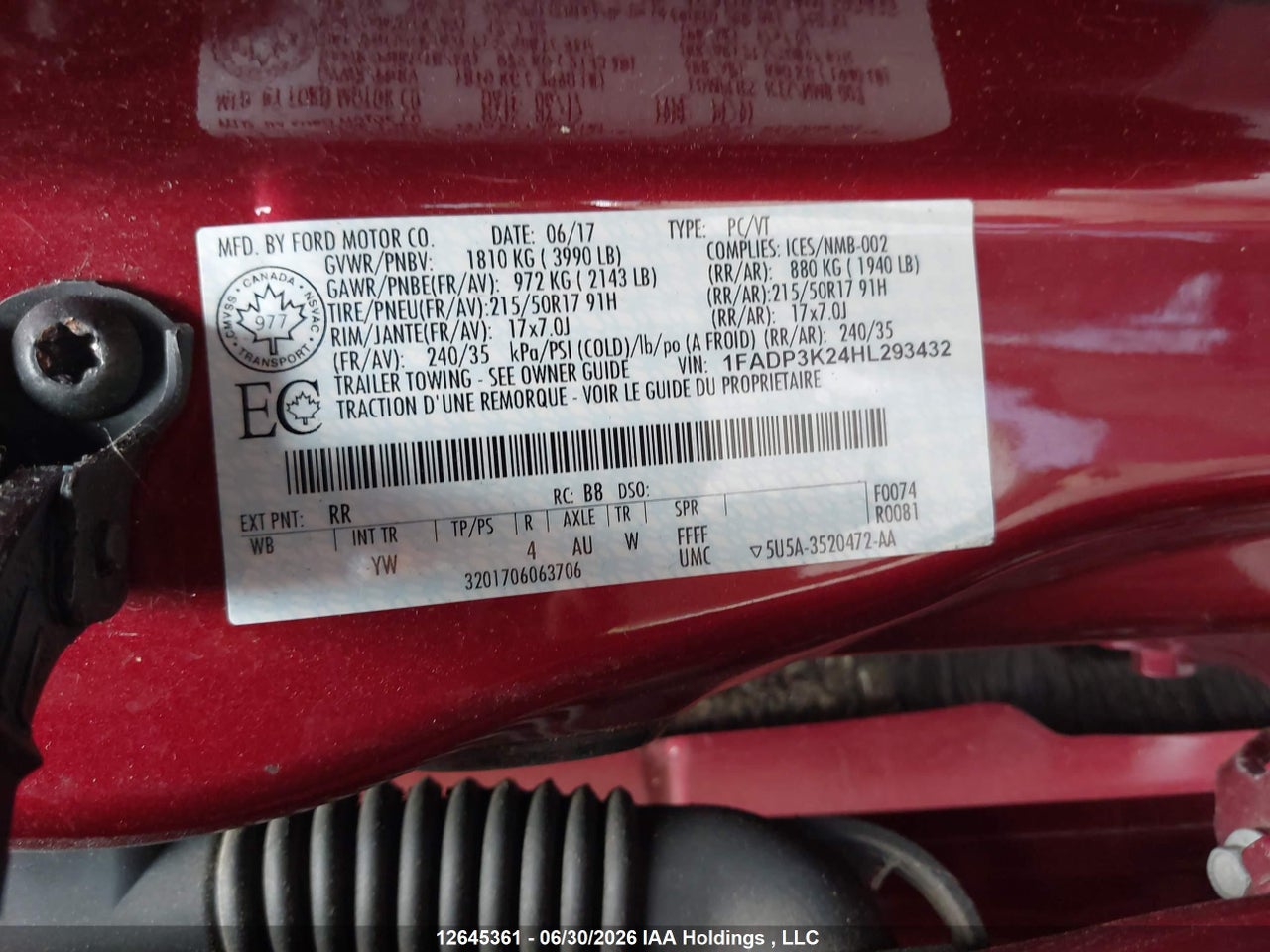 2017 FORD FOCUS SE thumbnail 10