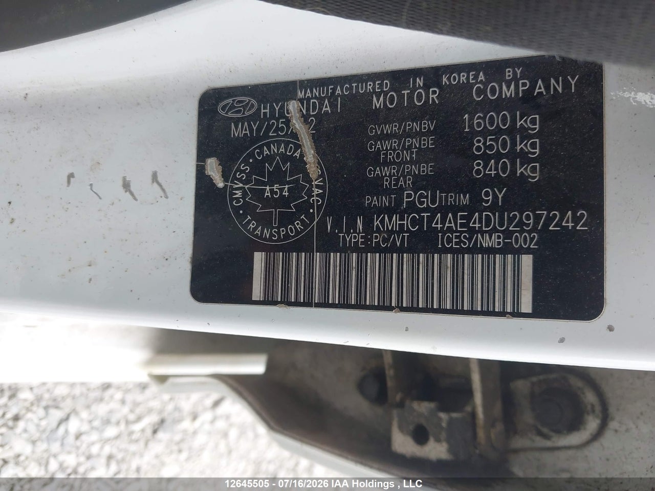 2013 HYUNDAI ACCENT GLS/GS thumbnail 10