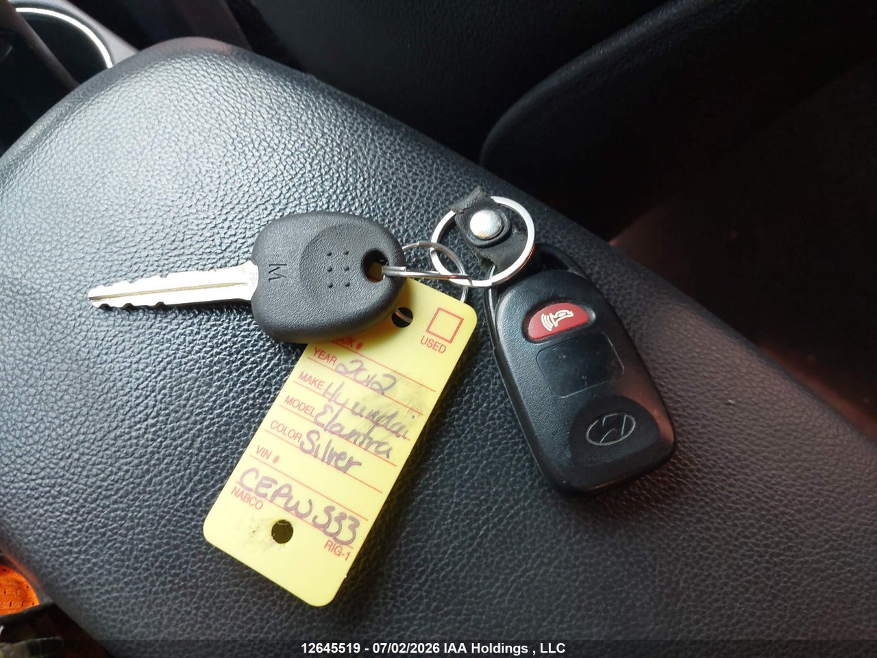 2012 HYUNDAI ELANTRA LIMITED thumbnail 12