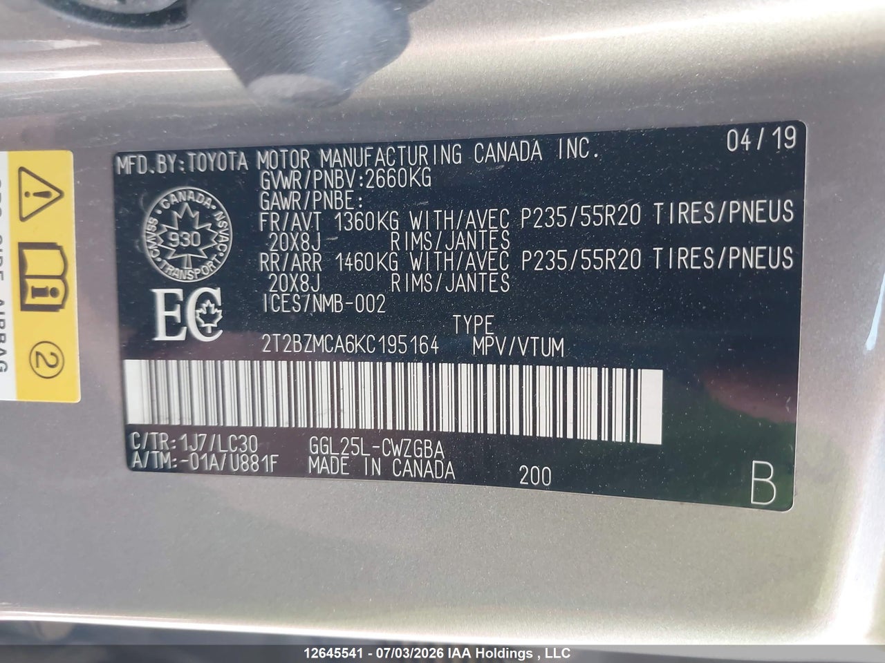 2019 LEXUS RX 350 thumbnail 10