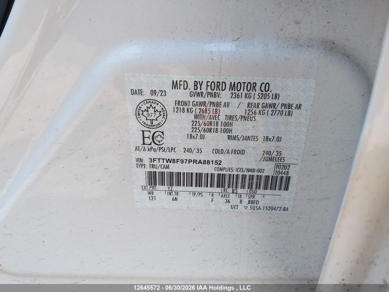 2023 FORD MAVERICK LARIAT/XL/XLT thumbnail 10