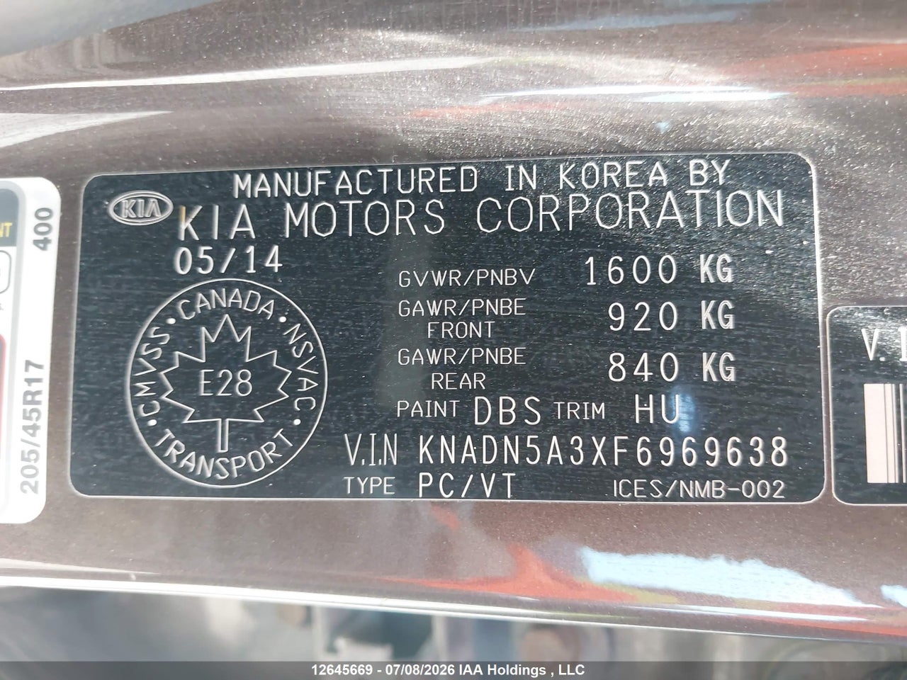 2015 KIA RIO EX/SX thumbnail 10