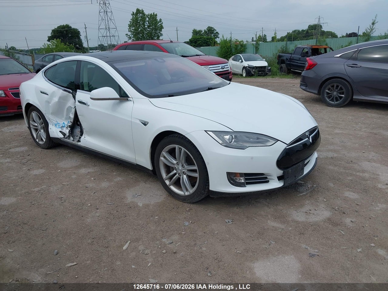 2014 TESLA MODEL S thumbnail 2