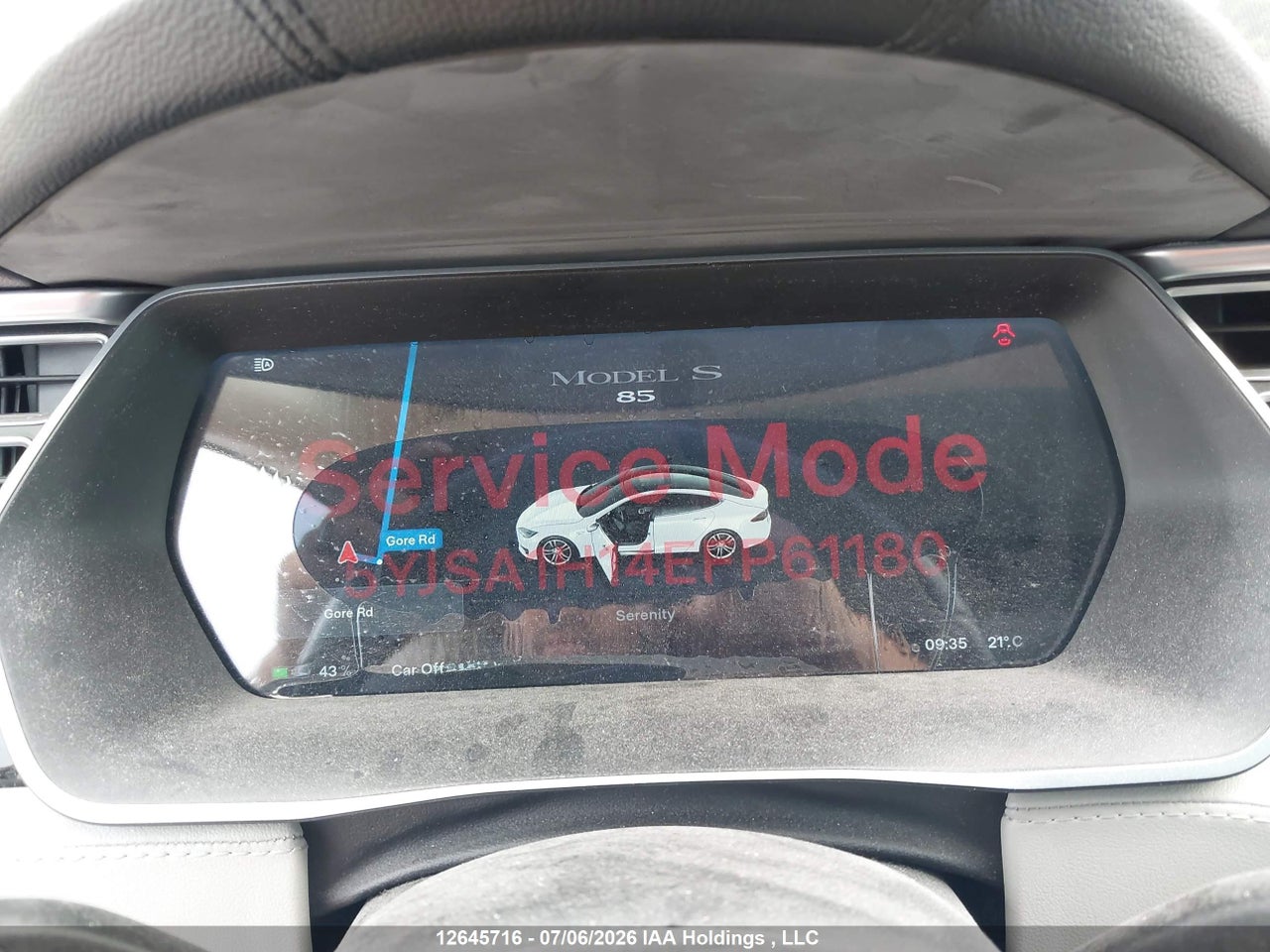 2014 TESLA MODEL S thumbnail 8