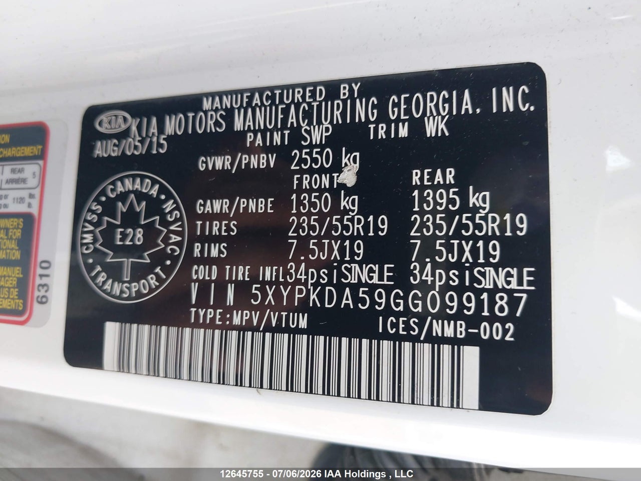 2016 KIA SORENTO SX/SX LIMITED thumbnail 10