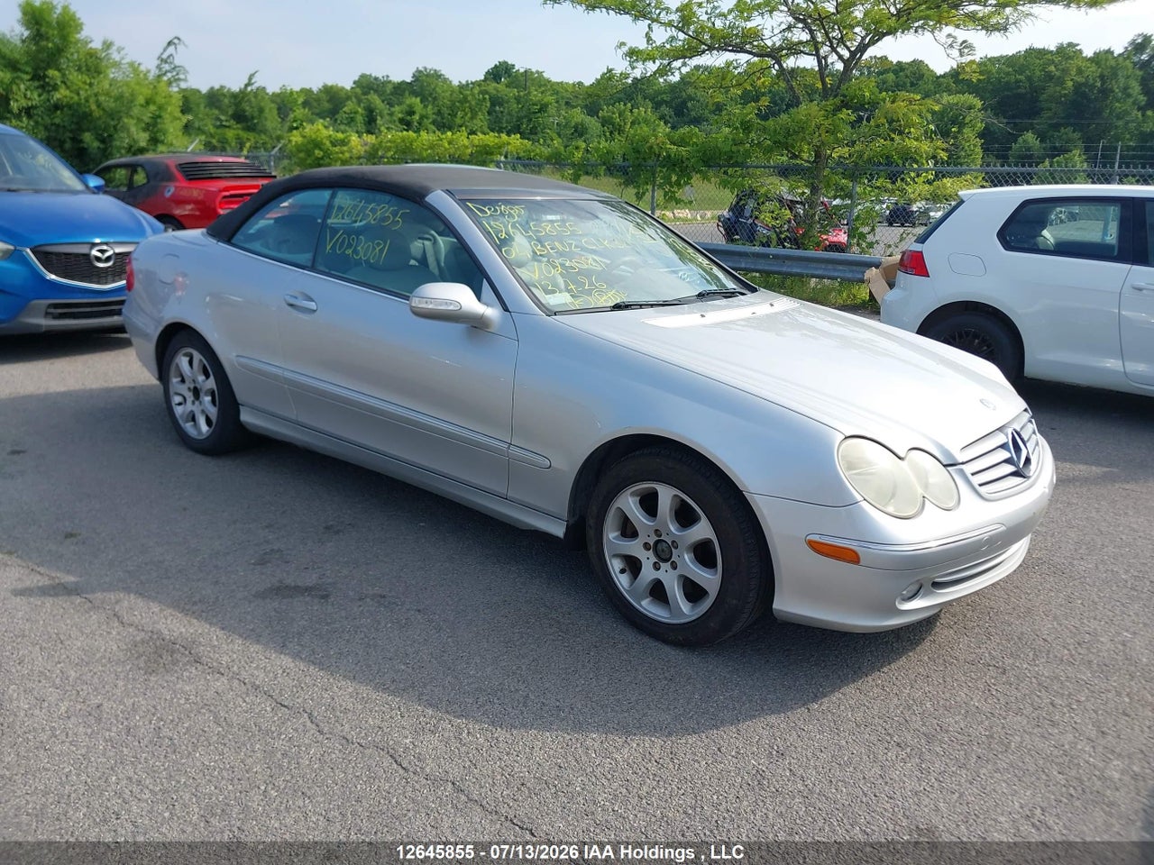 2004 MERCEDES BENZ CLK 320 thumbnail 2