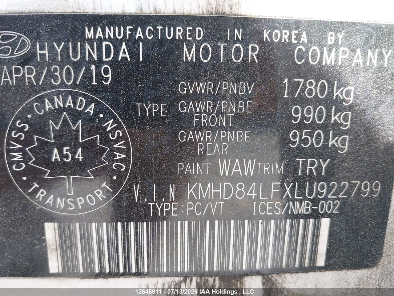 2020 HYUNDAI ELANTRA SEL/VALUE/LIMITED thumbnail 10