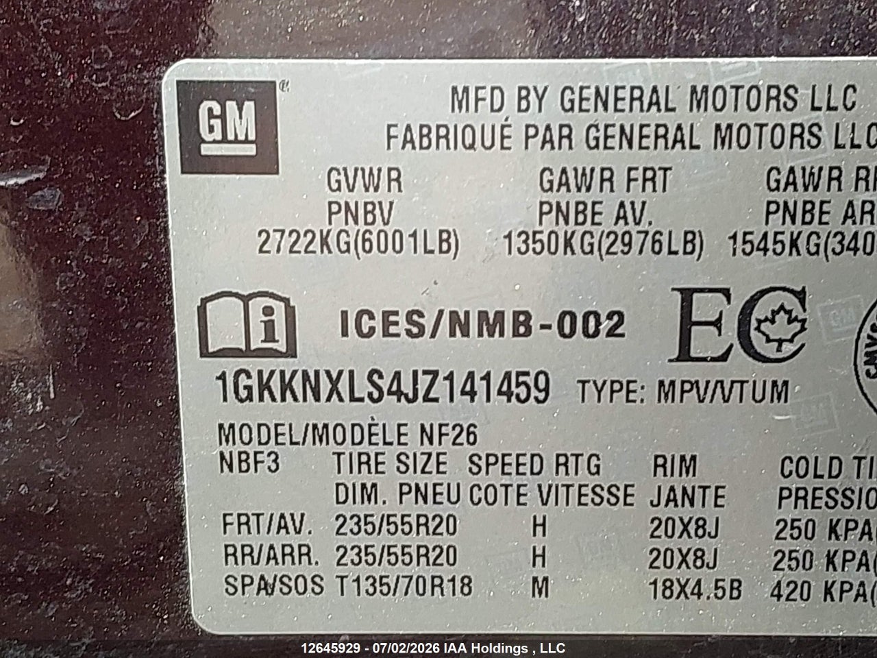 2018 GMC ACADIA DENALI thumbnail 10