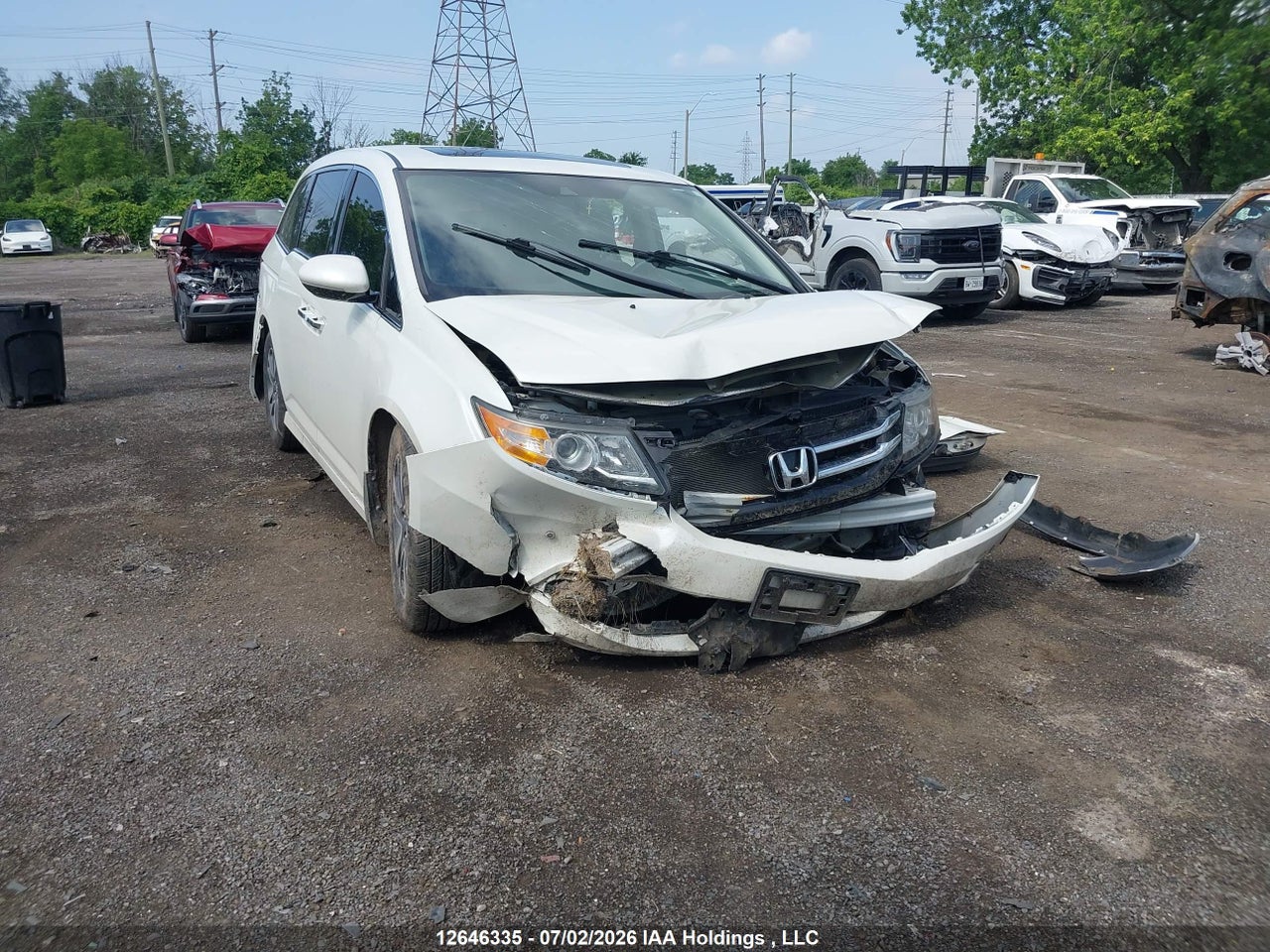 2017 HONDA ODYSSEY TOURING thumbnail 2