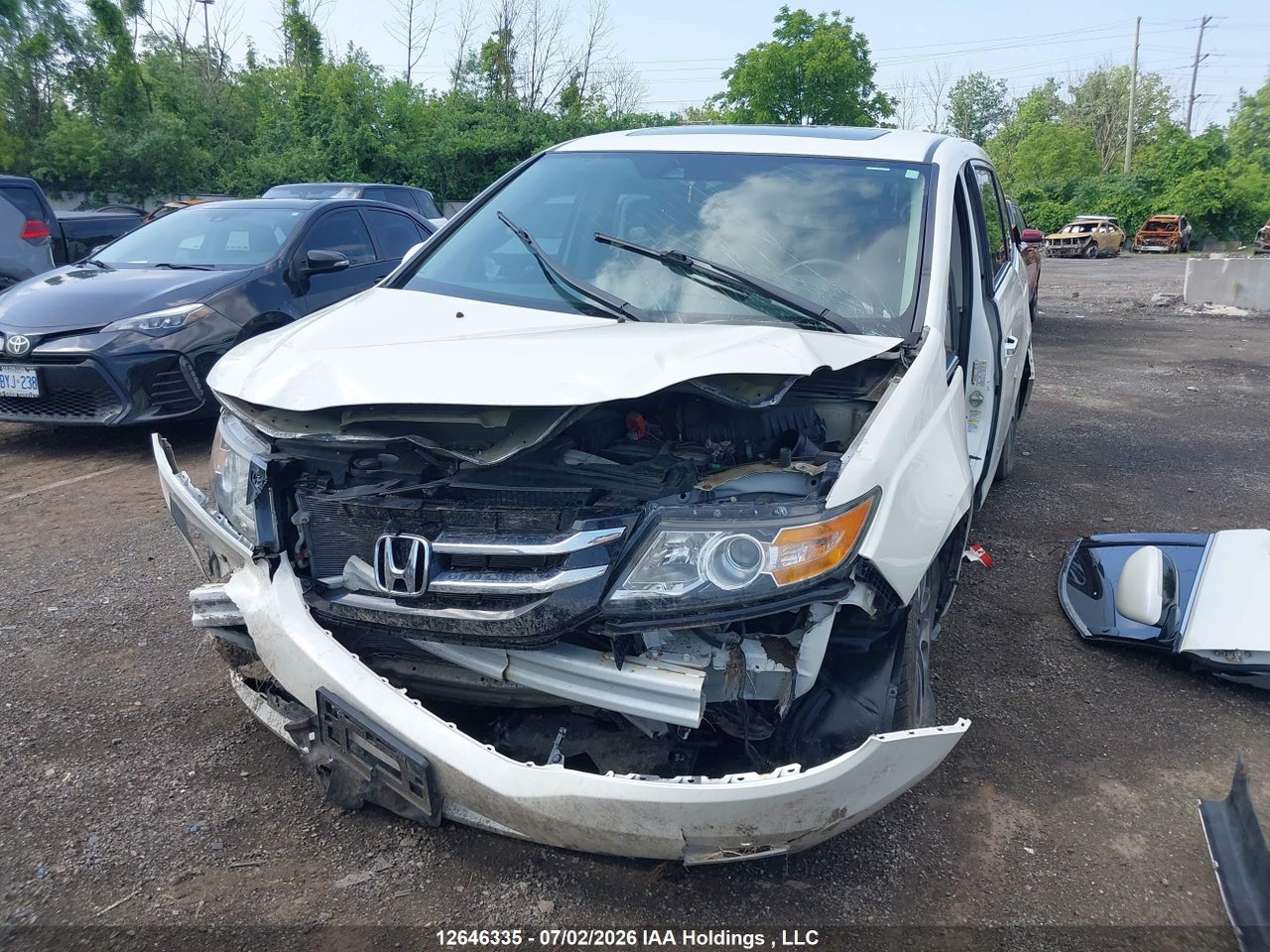 2017 HONDA ODYSSEY TOURING thumbnail 7