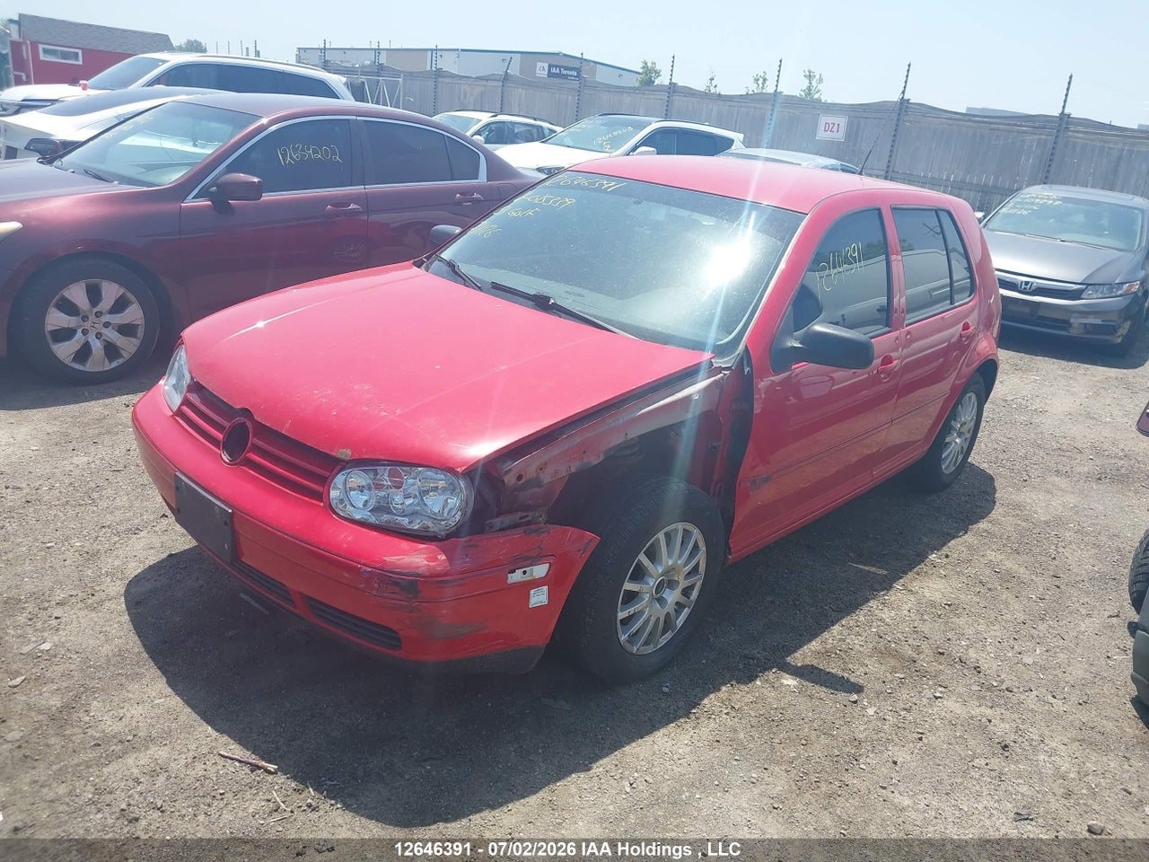 2003 VOLKSWAGEN GOLF CL thumbnail 3
