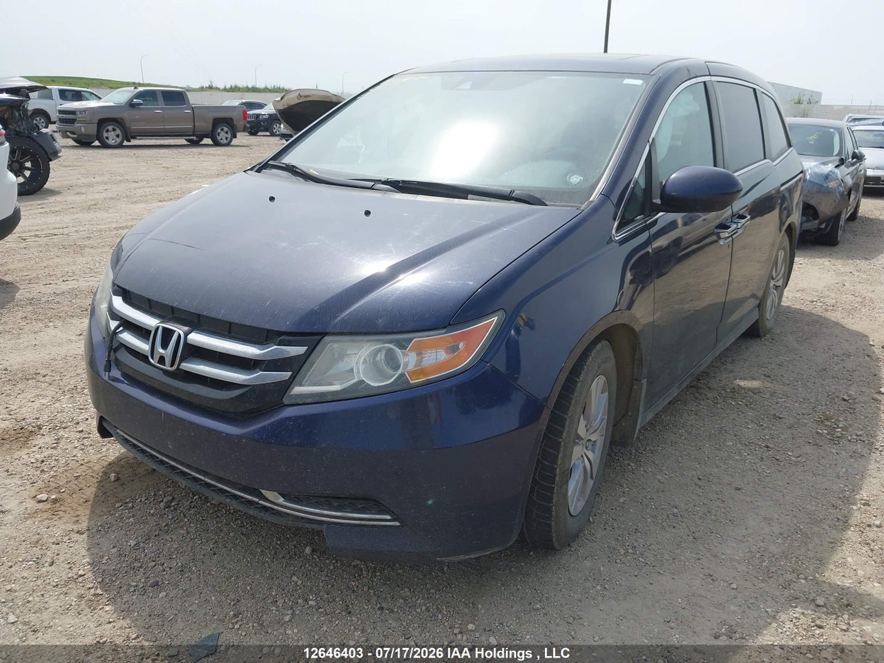 2017 HONDA ODYSSEY EX-L thumbnail 3