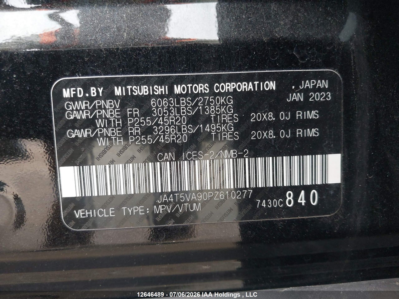 2023 MITSUBISHI OUTLANDER PHEV GT thumbnail 10
