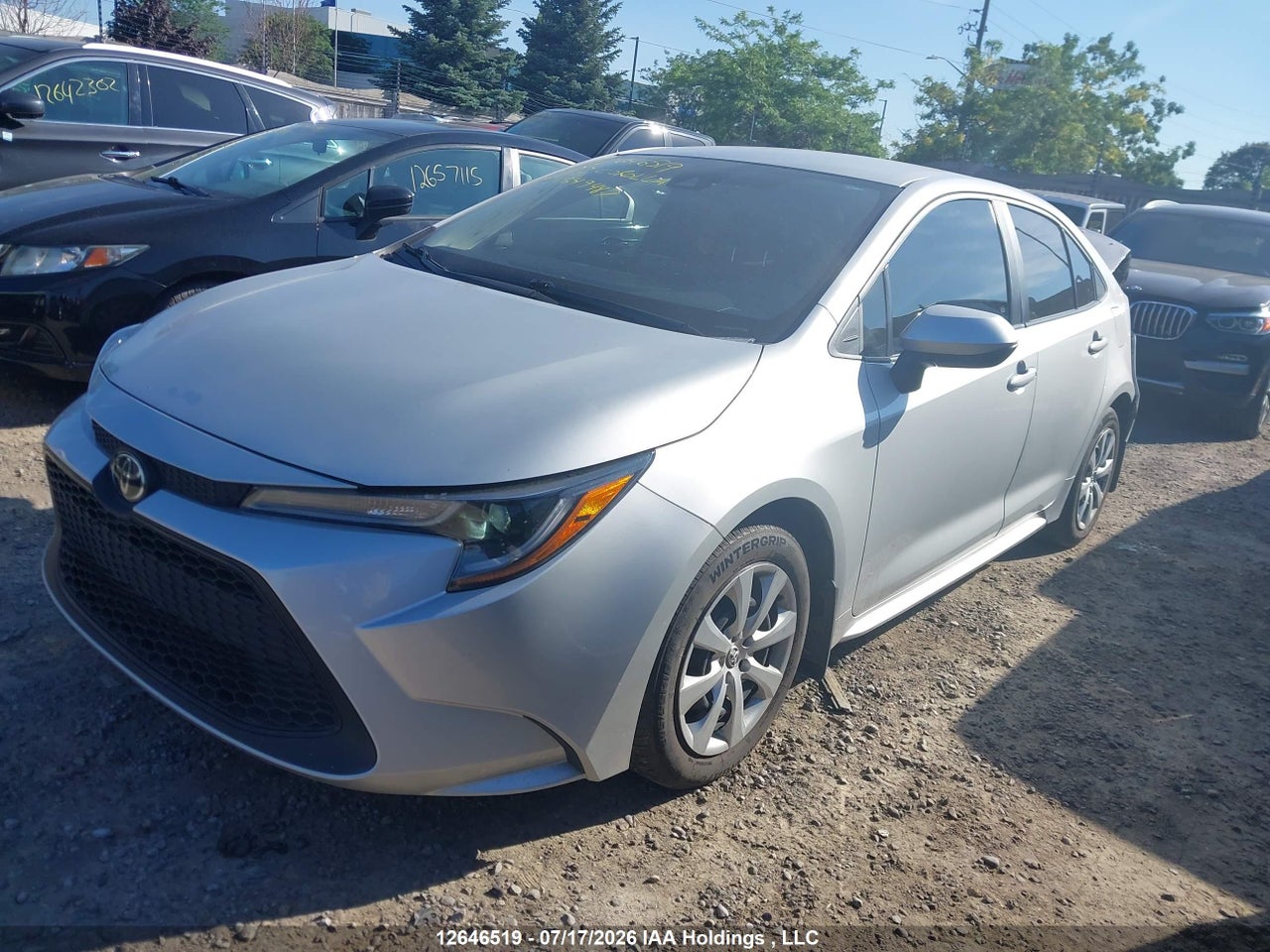 2022 TOYOTA COROLLA LE thumbnail 3