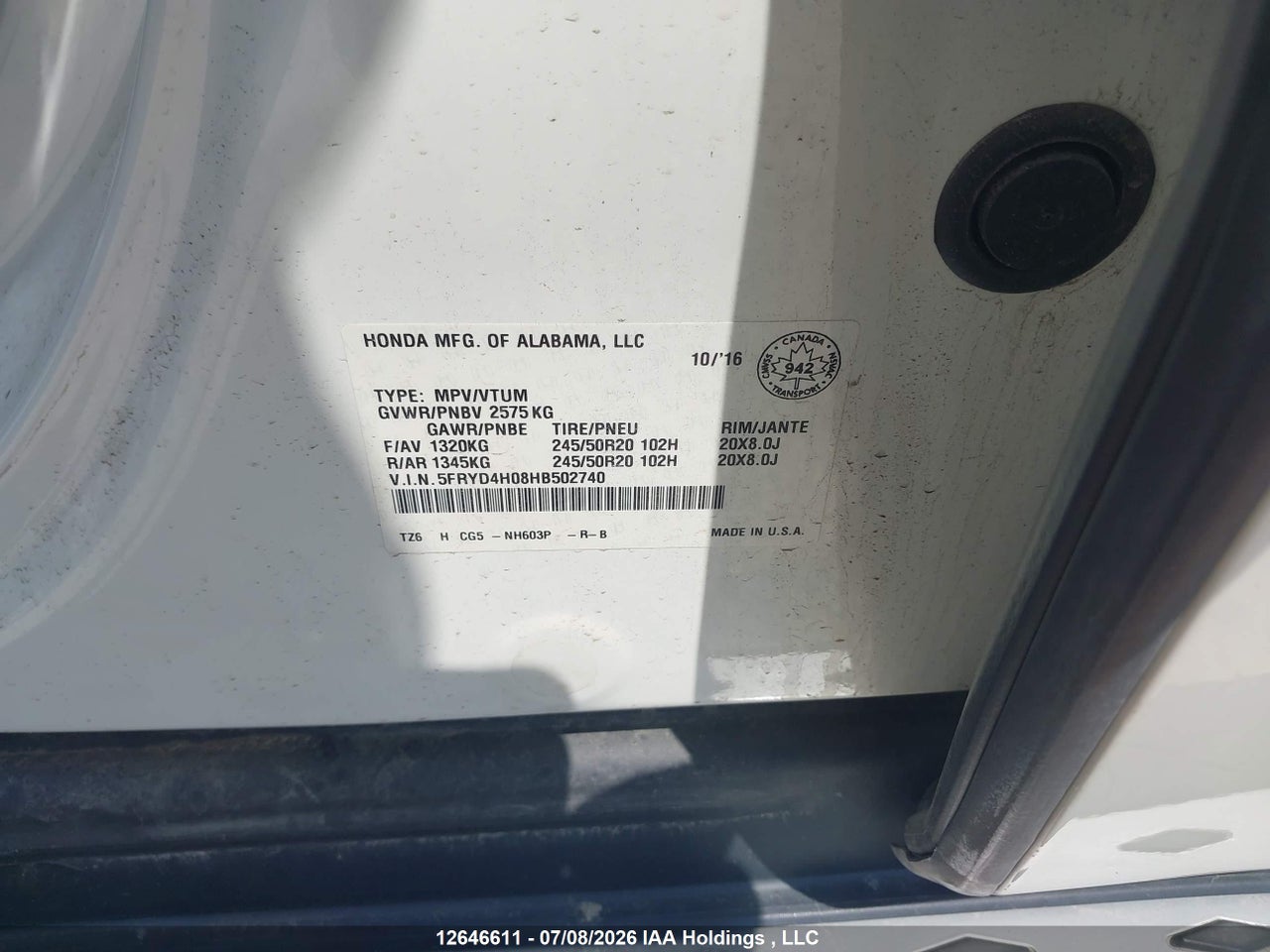 2017 ACURA MDX thumbnail 10