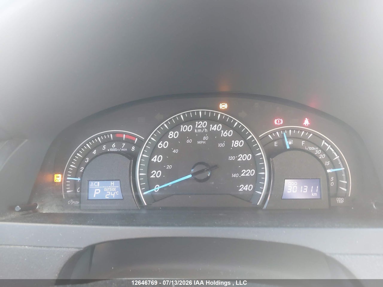 2012 TOYOTA CAMRY LE thumbnail 8
