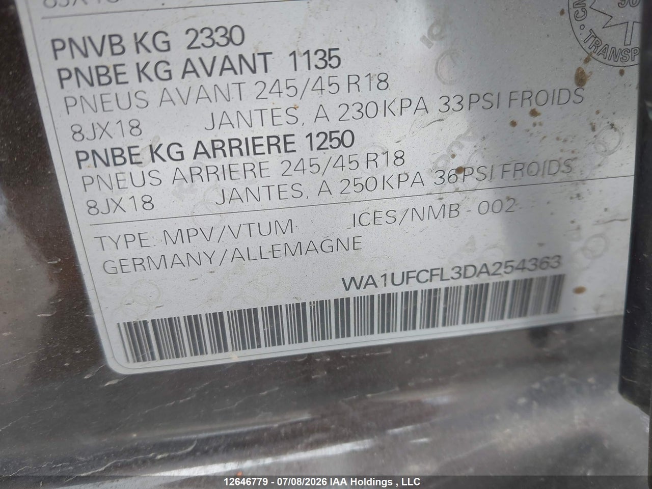 2013 AUDI A4 ALLROAD 2.0T PREMIUM thumbnail 10
