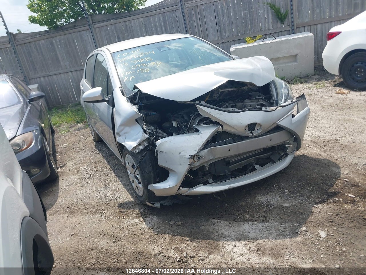 2018 TOYOTA YARIS LE thumbnail 2