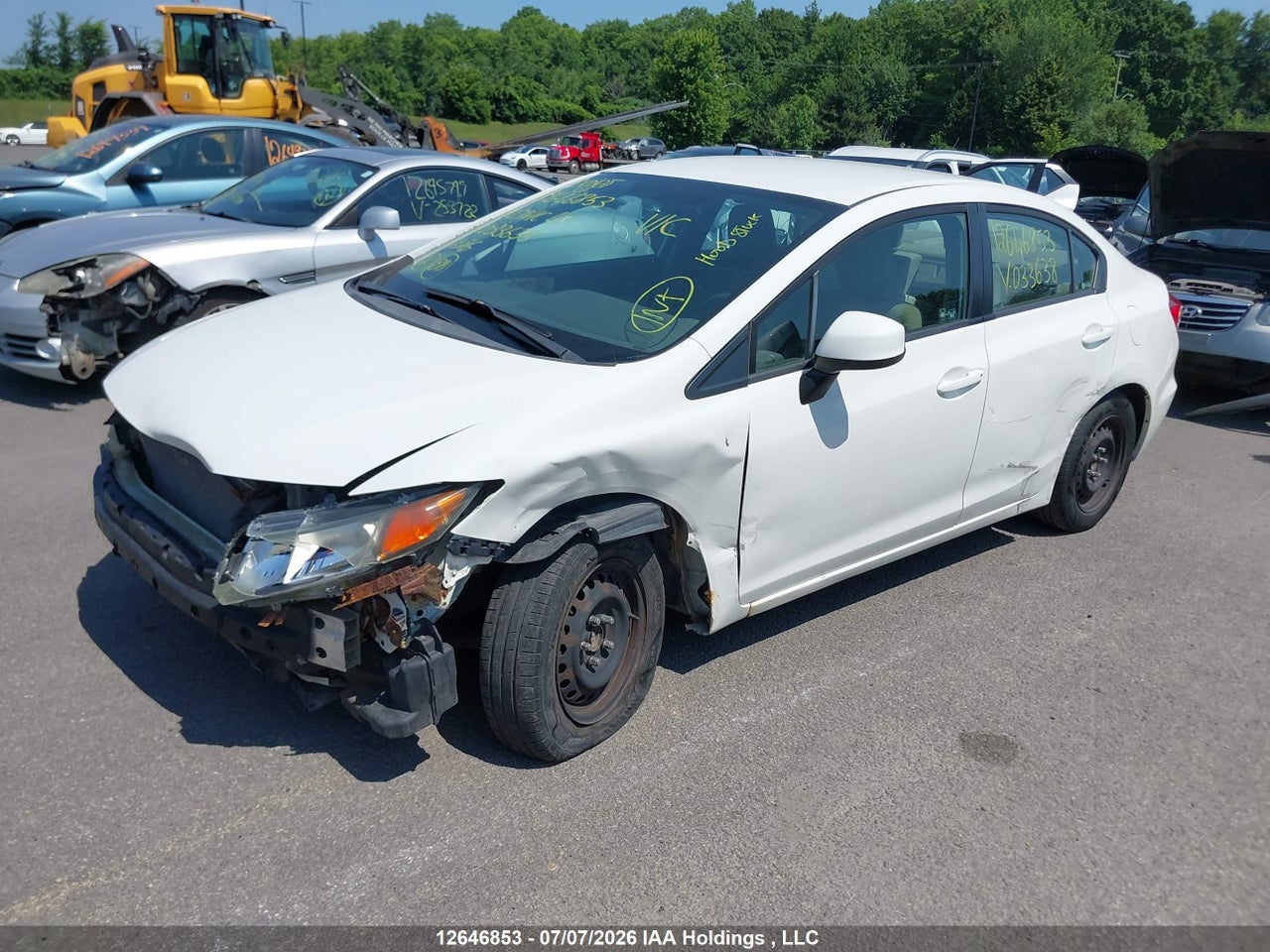 2012 HONDA CIVIC LX thumbnail 3