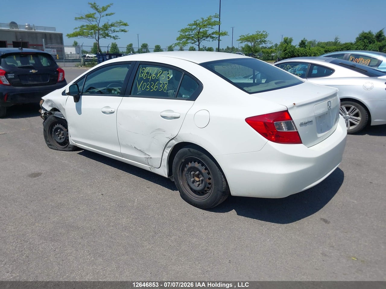 2012 HONDA CIVIC LX thumbnail 4