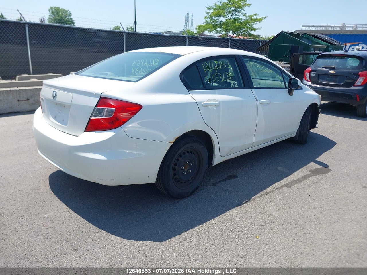 2012 HONDA CIVIC LX thumbnail 5