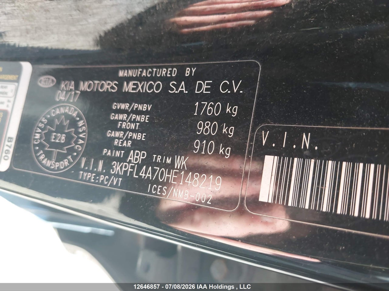 2017 KIA FORTE EX/EX LUXURY/EX+/LX/LX+ thumbnail 10