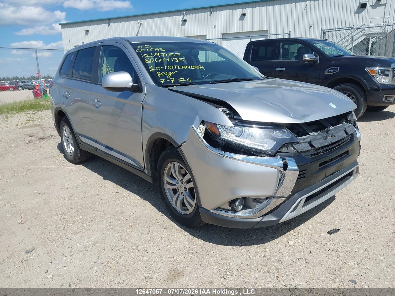 2020 MITSUBISHI OUTLANDER ES thumbnail 2