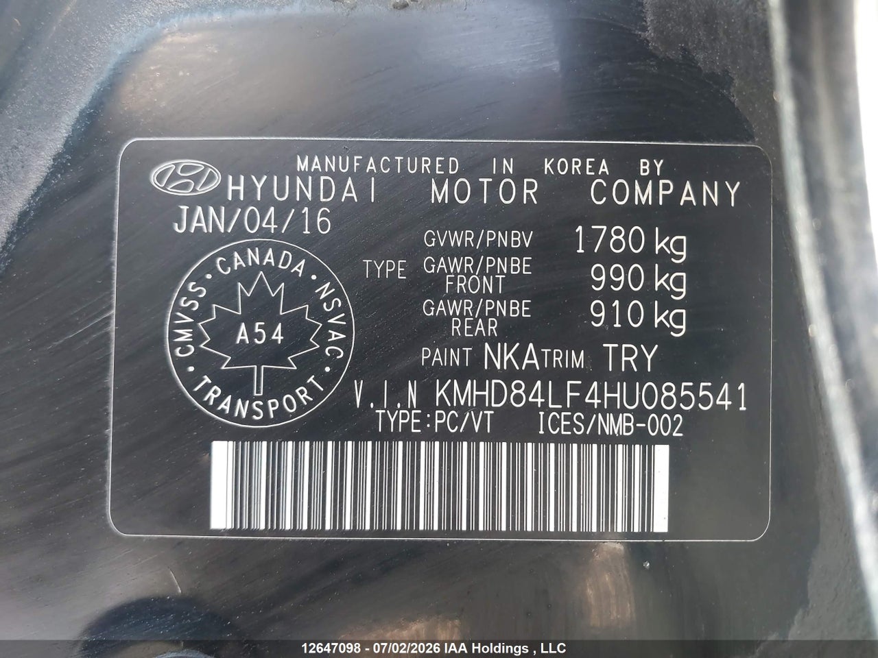 2017 HYUNDAI ELANTRA SE/VALUE/LIMITED thumbnail 10