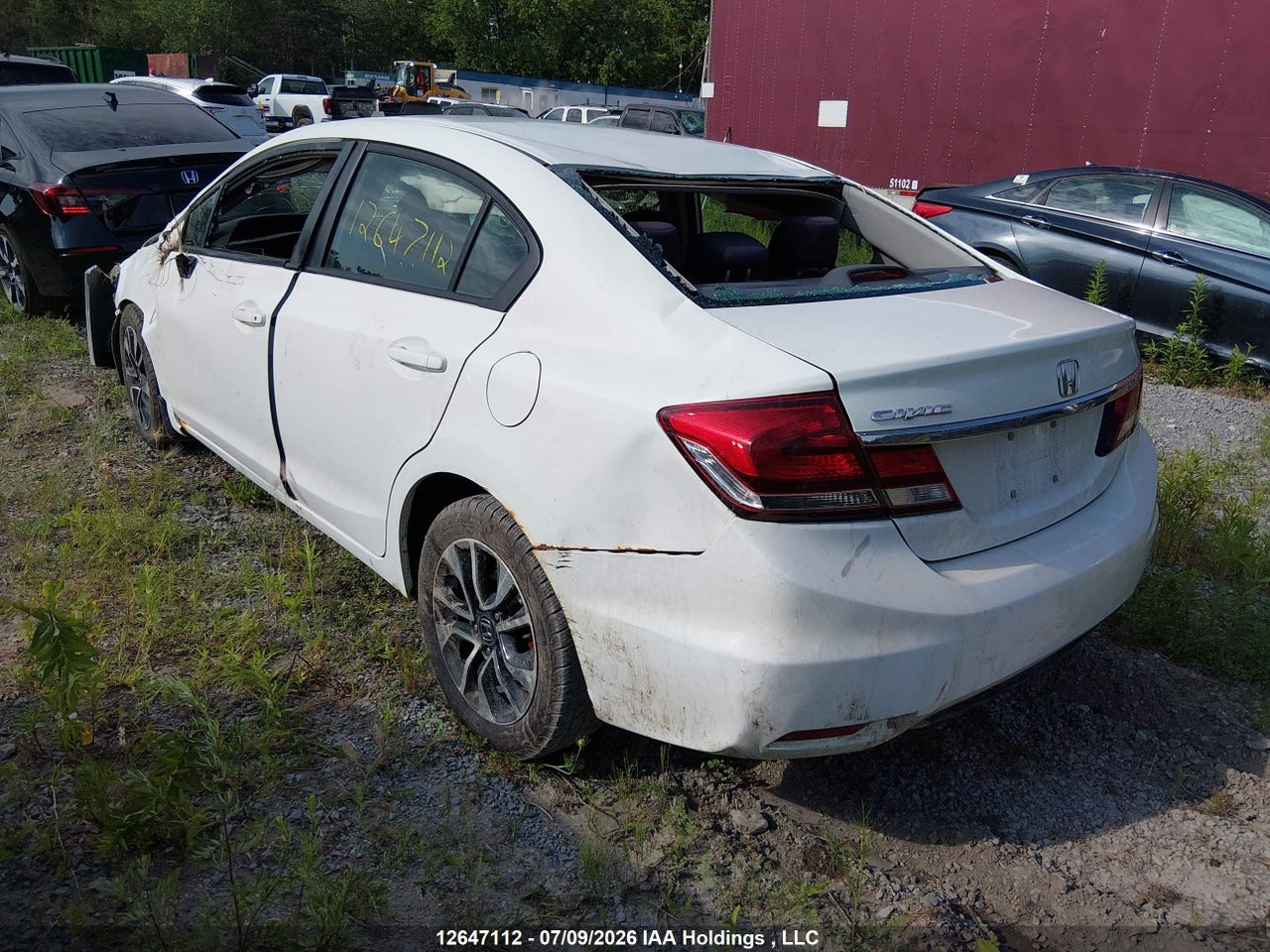 2013 HONDA CIVIC LX thumbnail 4
