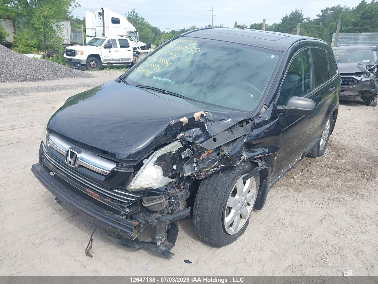 2008 HONDA CR-V EX thumbnail 3