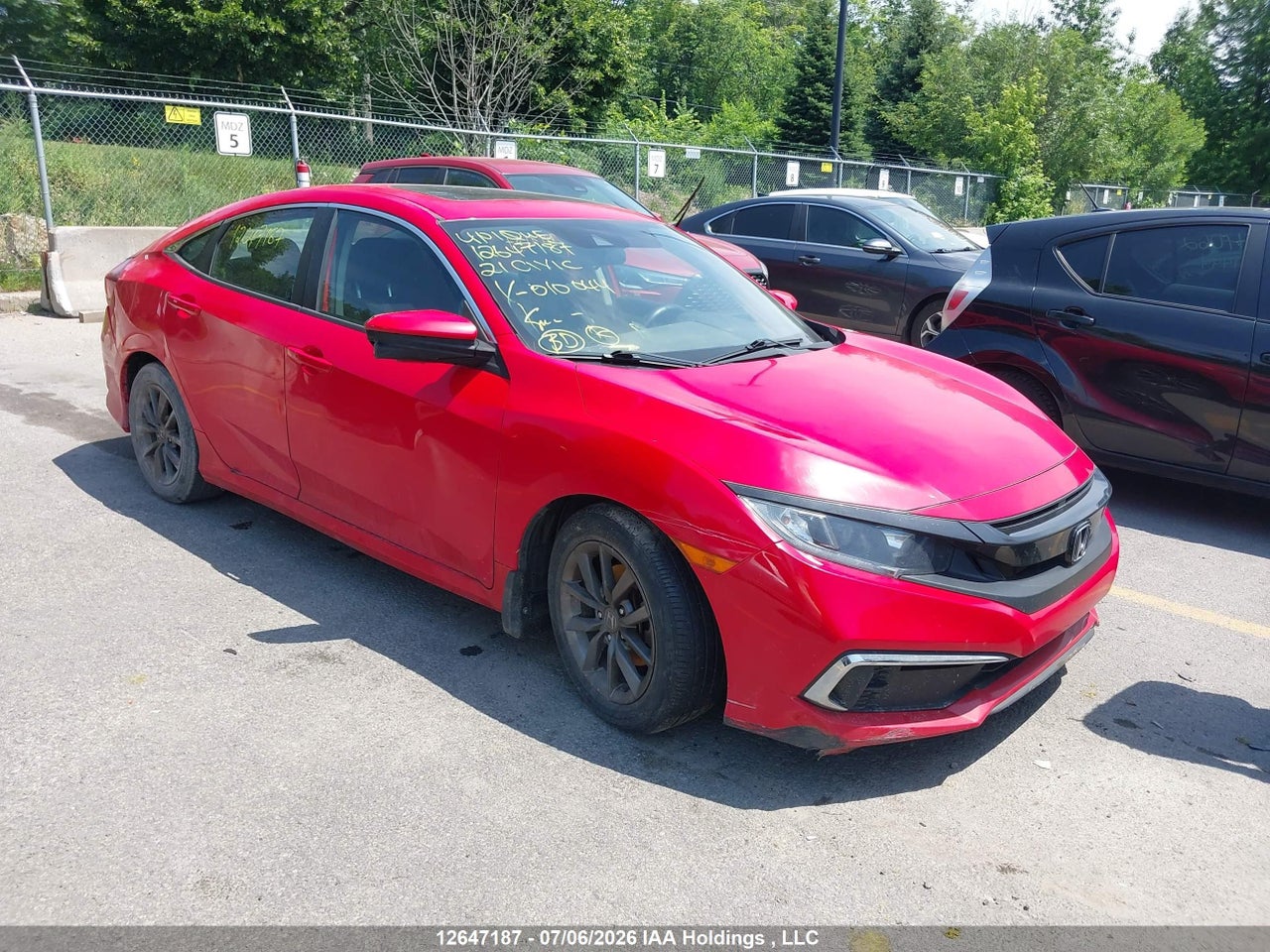2021 HONDA CIVIC EX thumbnail 2